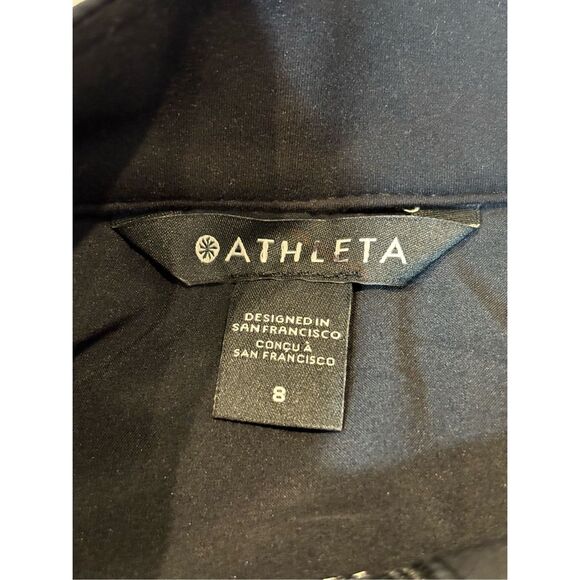 Athleta black quilted mini skirt size 8 - Picture 10 of 12